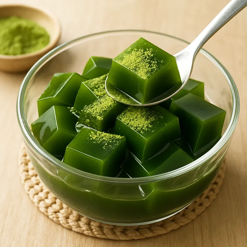 Matcha-Gelee