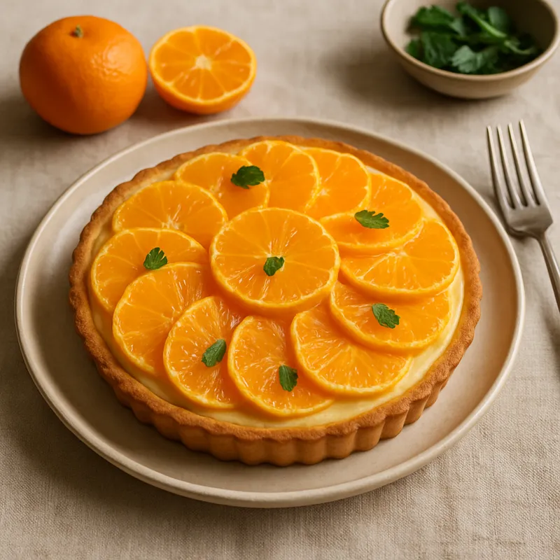 Matsuyama Tart (Japanische Zitrusfruchttarte)