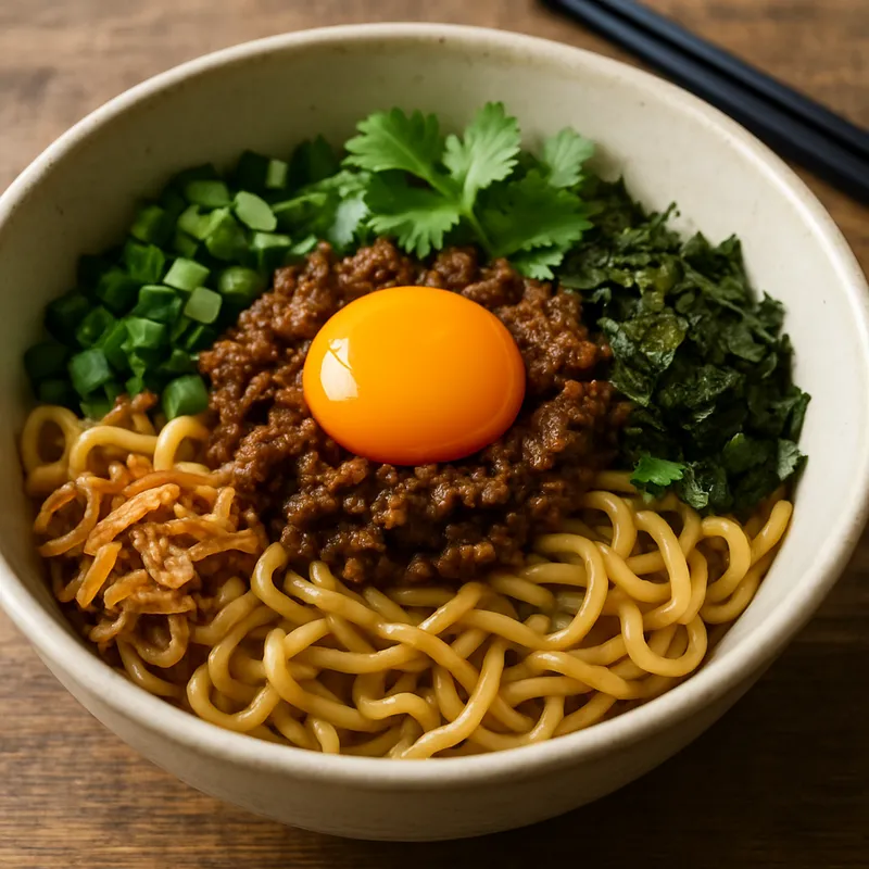 Mazesoba (Gemischte Nudeln)