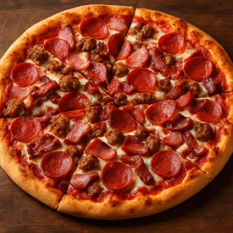 Fleischliebhaber-Pizza
