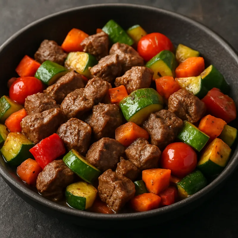 Fleisch-Sauté mit Gemüse
