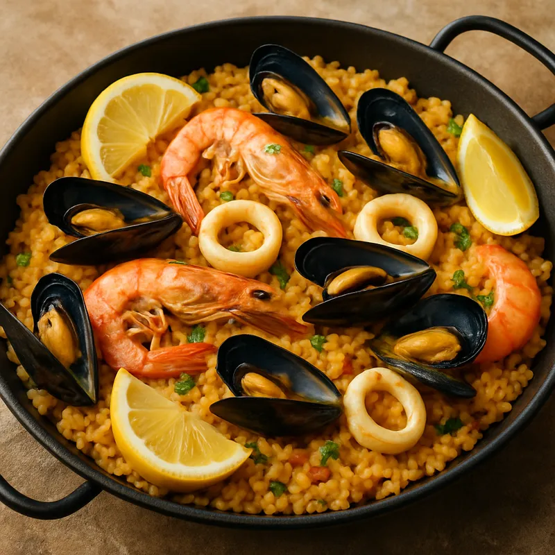 Meeresfrüchte-Paella