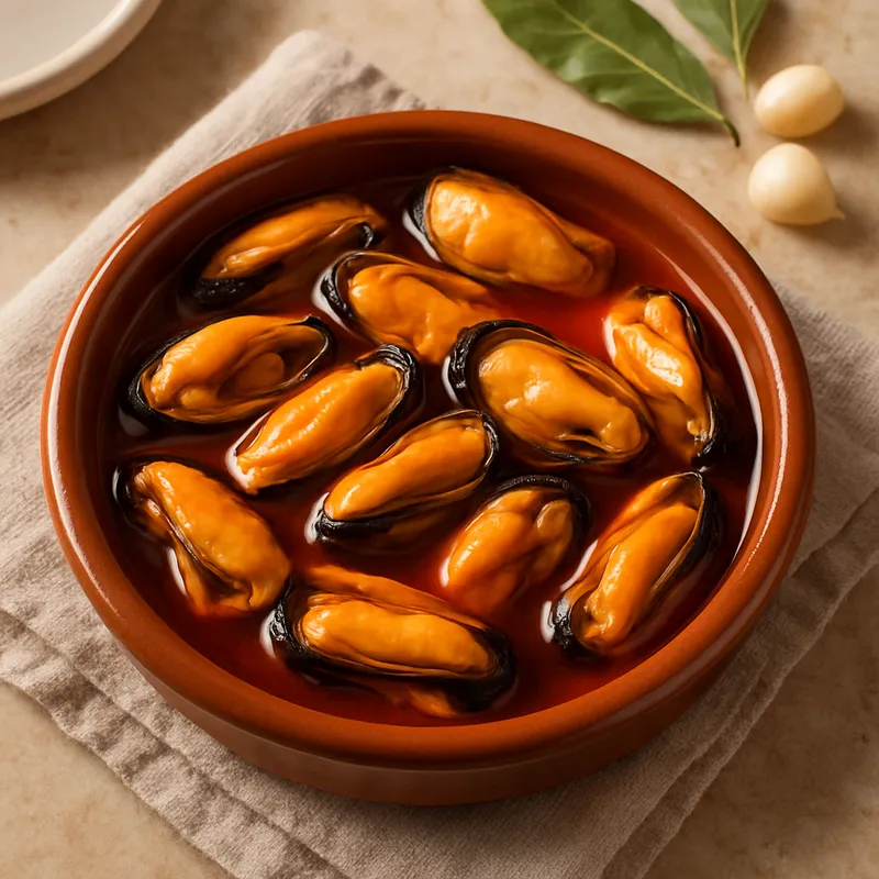Mejillones En Escabeche (Eingelegte Miesmuscheln)
