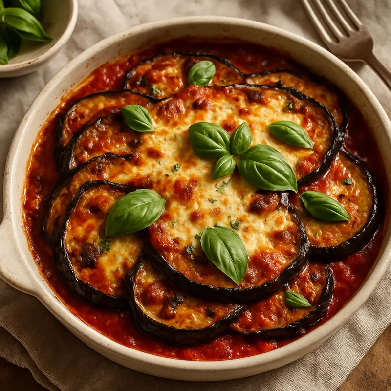 Melanzane alla Parmigiana (Auberginen-Parmesan)