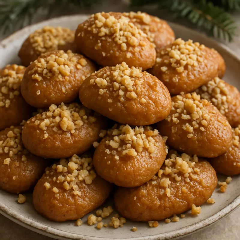 Melomakarona (Griechische Weihnachtskekse mit Honig)