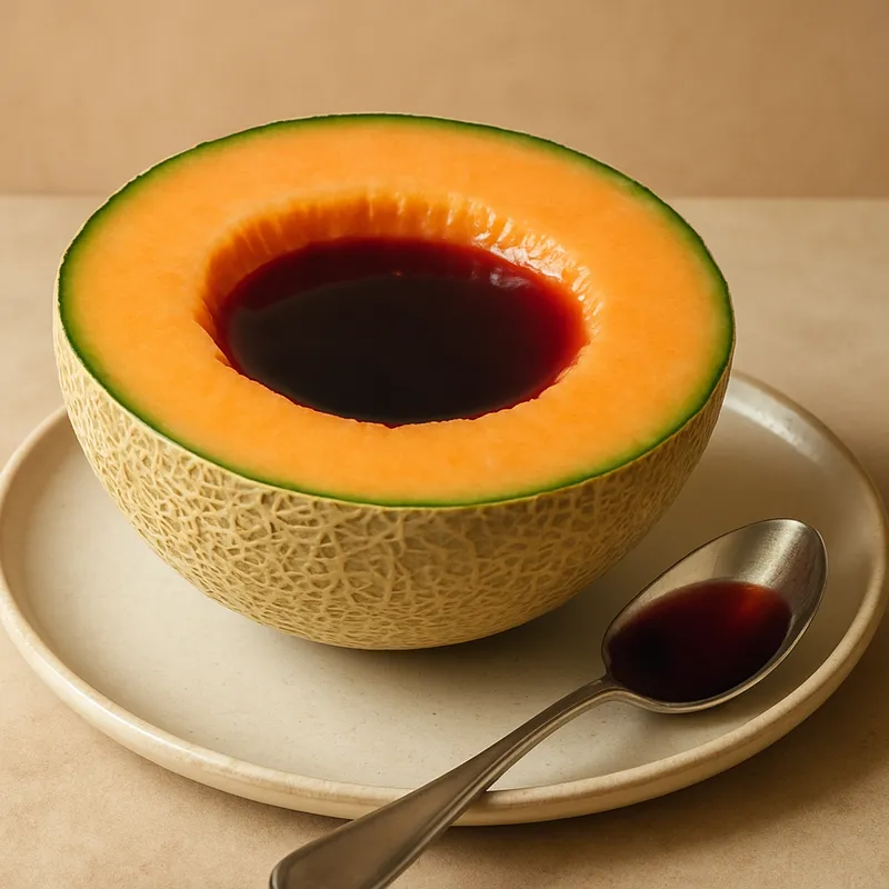 Melone mit Portwein