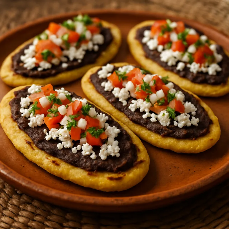 Memelas (Oaxacanische Maiskuchen)