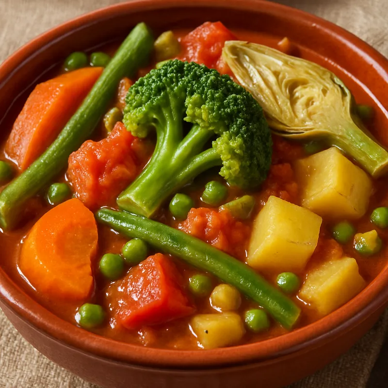 Menestra de Verduras (Spanisches Gemüsegericht)