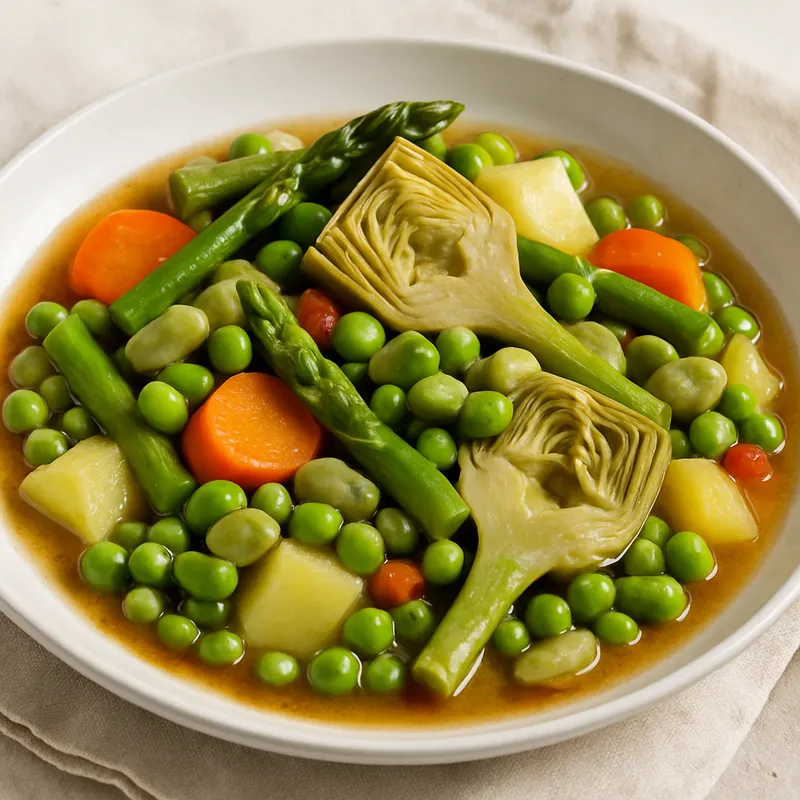 Menestra Navarra (Navarresisches Gemüsegericht)