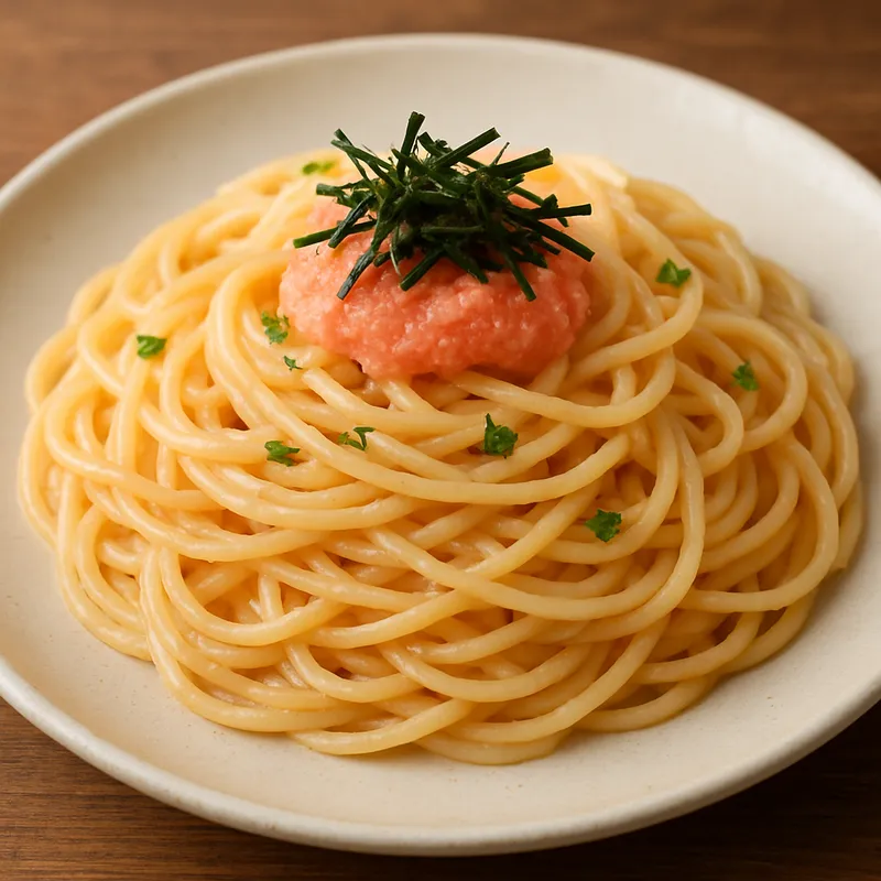 Mentaiko-Pasta (Kabeljaurogen-Pasta)