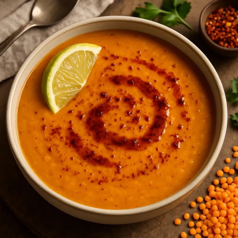 Mercimek Çorbası (Rote Linsensuppe)