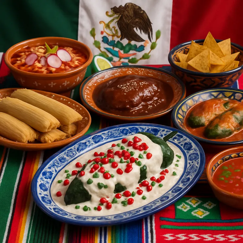 Mexikanisches Festmahl zum 200. Unabhängigkeitstag