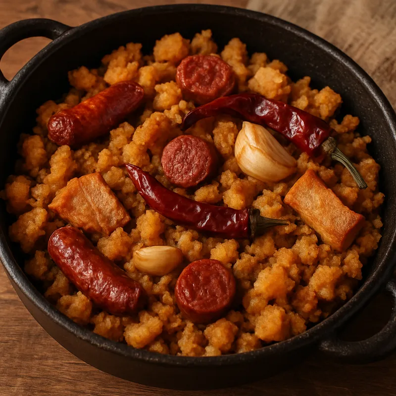 Migas Extremeñas Traditionell