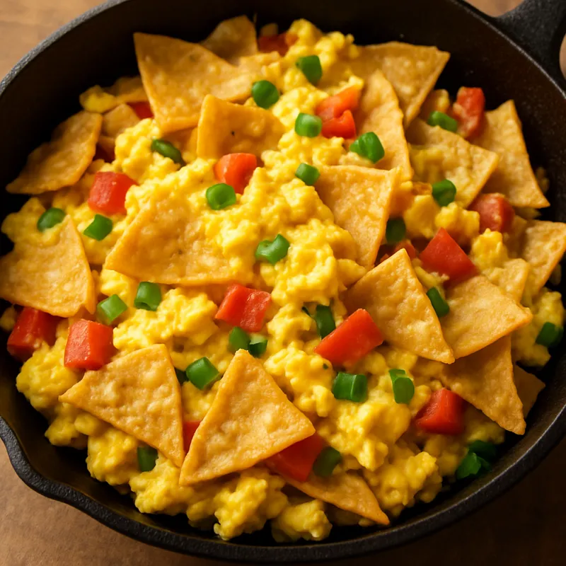 Migas (Rührei mit Tortilla-Chips)