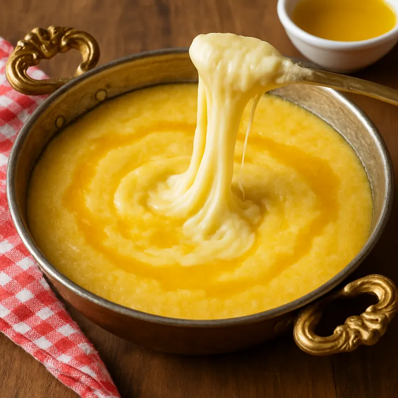 Mihlama (Maisgrieß-Käse-Frühstück)