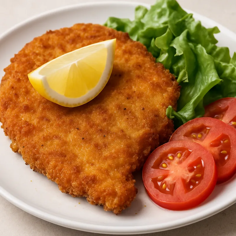 Milanesa de Pollo (Paniertes Hähnchenbrustschnitzel)