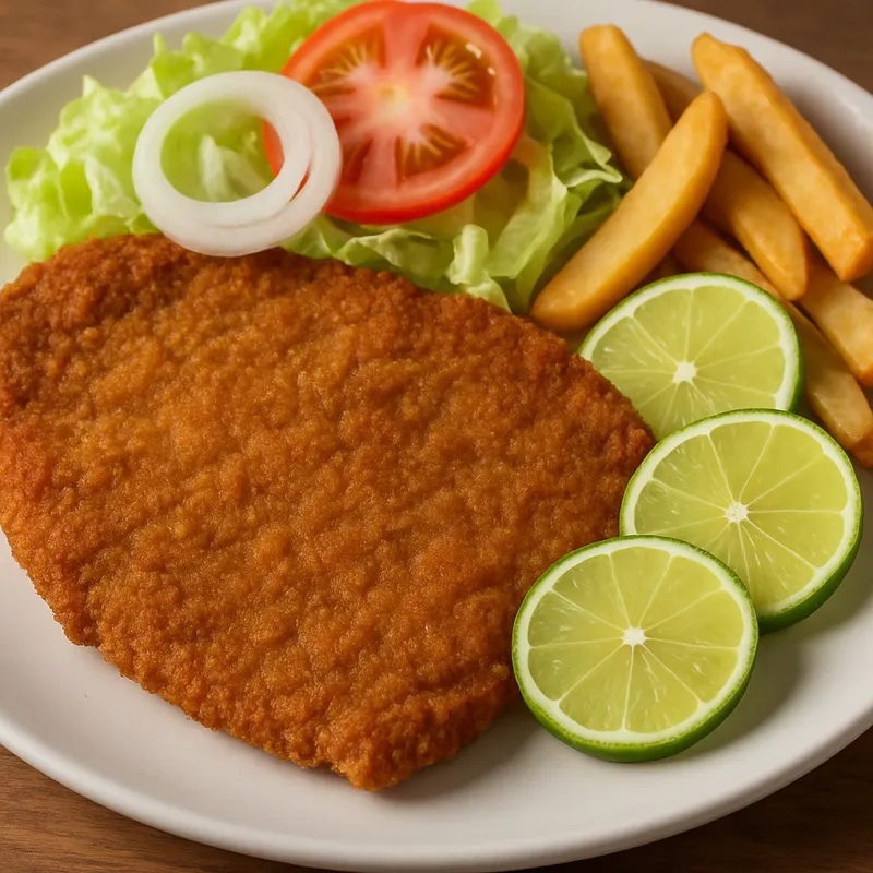 Milanesa De Res (Paniertes Rinderschnitzel)