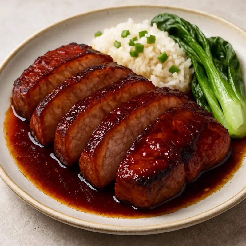 Miso-glasierte Schweinekoteletts