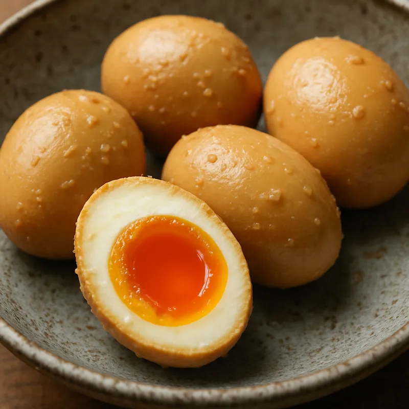 Miso-eingelegte Eier