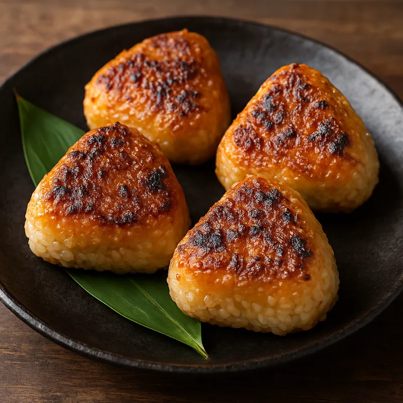 Miso Yaki Onigiri (Gegrillte Miso-Reisbällchen)