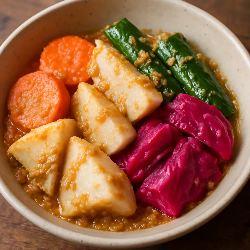 Misozuke (Miso-eingelegtes Gemüse)