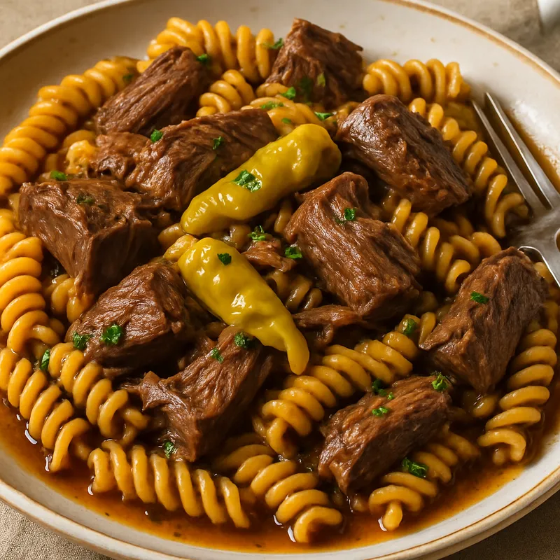 Mississippi Pot Roast Pasta