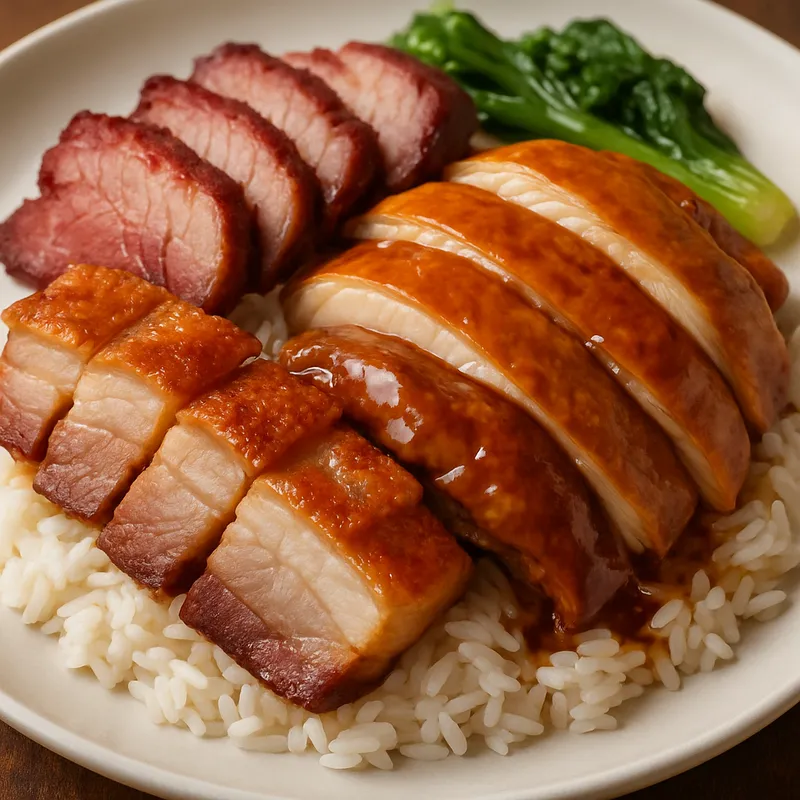 Gemischter Fleisch-Reis