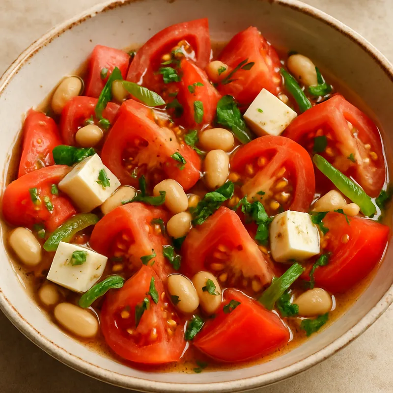 Mojete Manchego (Tomatensalat aus La Mancha)