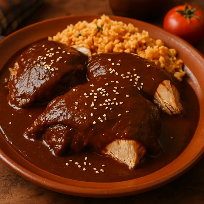 Mole de Guajolote (Truthahn in Mole-Sauce)
