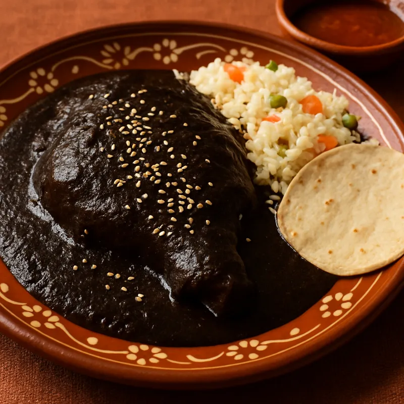 Mole Prieto (Dunkles Mole aus Tlaxcala)