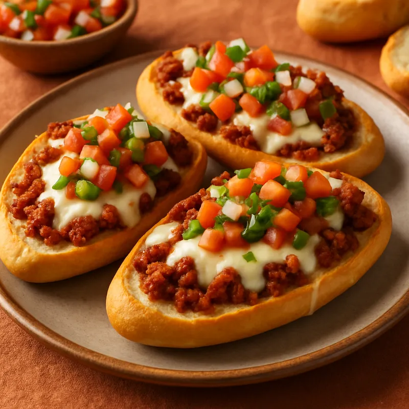 Molletes mit Chorizo