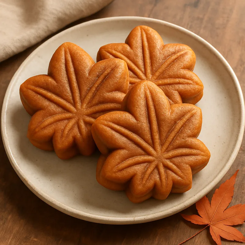 Momiji Manju (Ahornblatt-Gebäck)