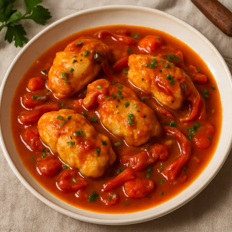 Seeteufel Armoricaine (Seeteufel in Armoricaine-Sauce)