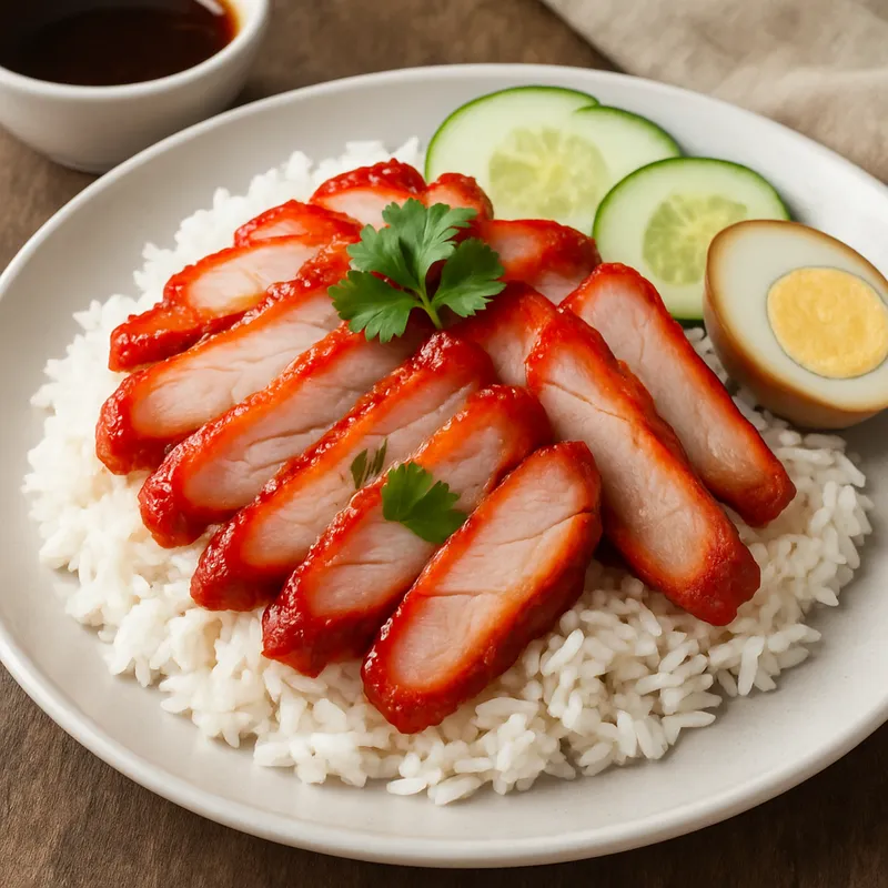 Moo Daeng (Thailändisches rotes BBQ-Schweinefleisch)