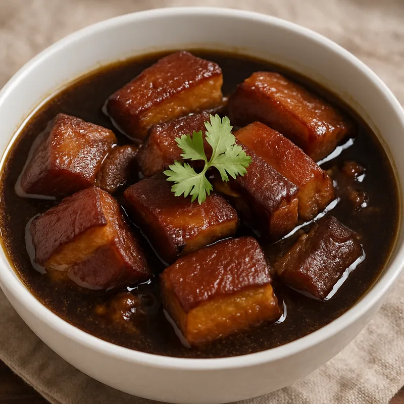 Moo Hong Phuket Geschmorter Schweinebauch
