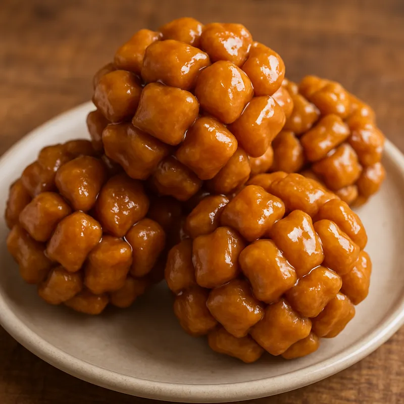 Muégano (Frittierter Teigklumpen)