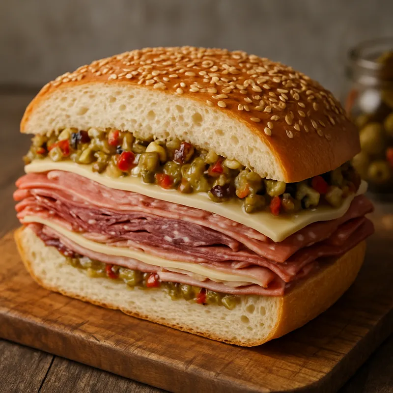 Muffuletta-Sandwich