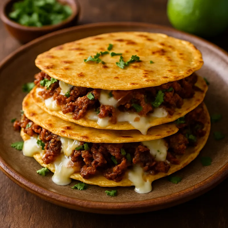 Mulitas (Doppelte Tortilla mit Käse)