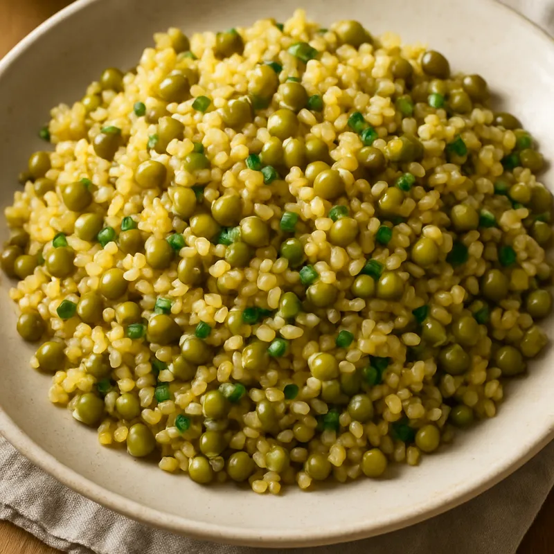 Mungobohnen-Bulgur-Pilaf