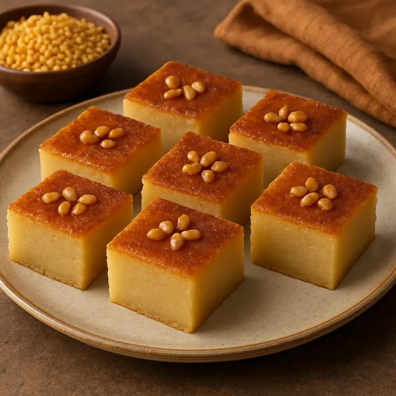Mungbohnenkuchen (Khanom Maw Kaeng)