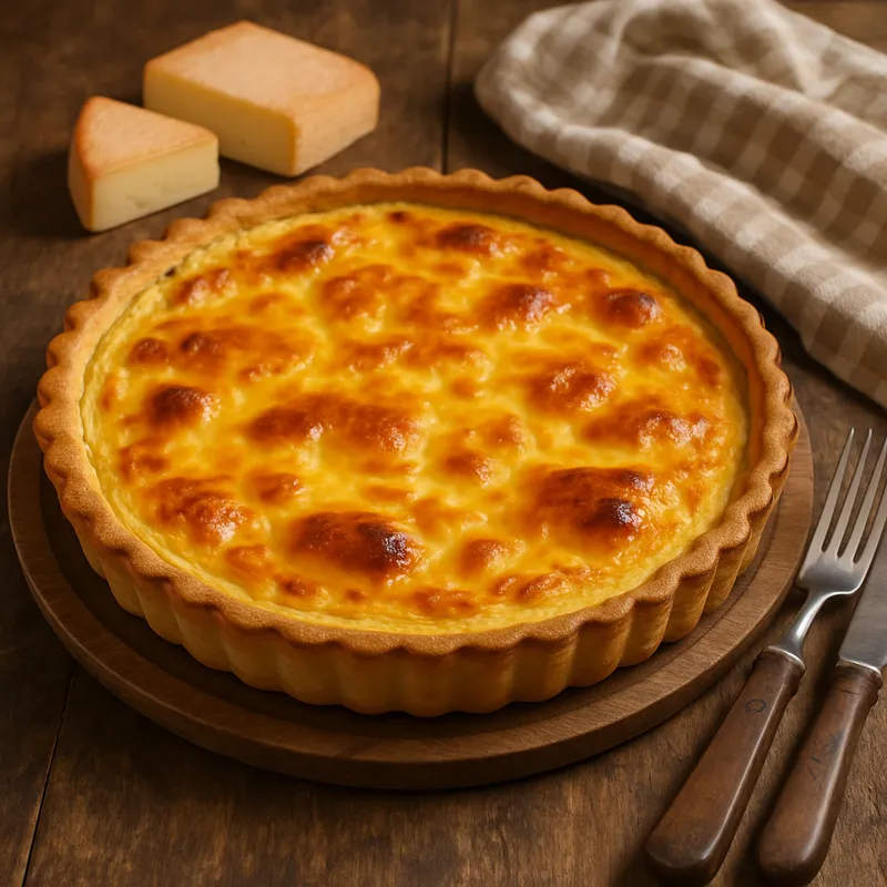 Münsterkäse-Quiche