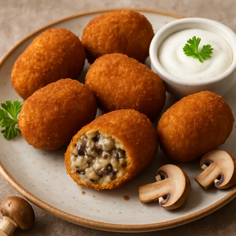 Pilzkroketten