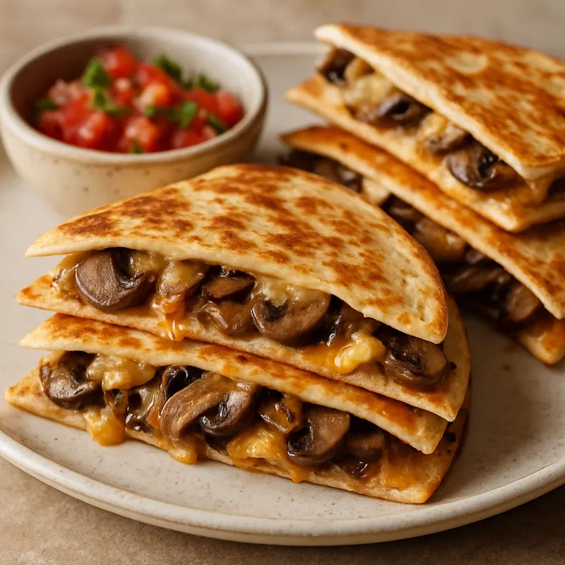 Pilz-Quesadillas