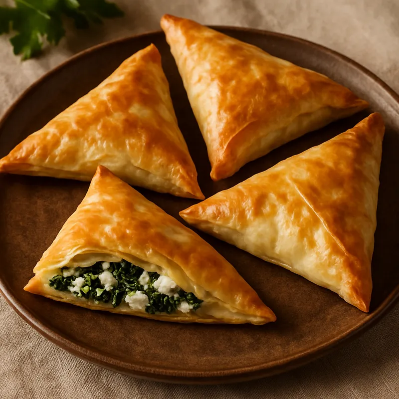 Muska Böregi (Dreieckiges türkisches Gebäck)
