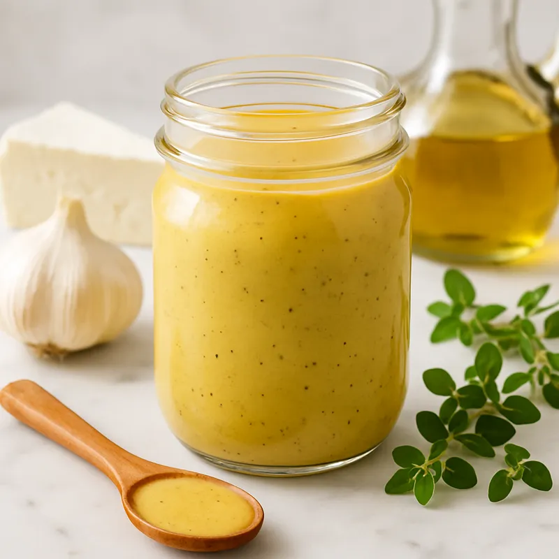 Griechisches Senf-Honig-Dressing