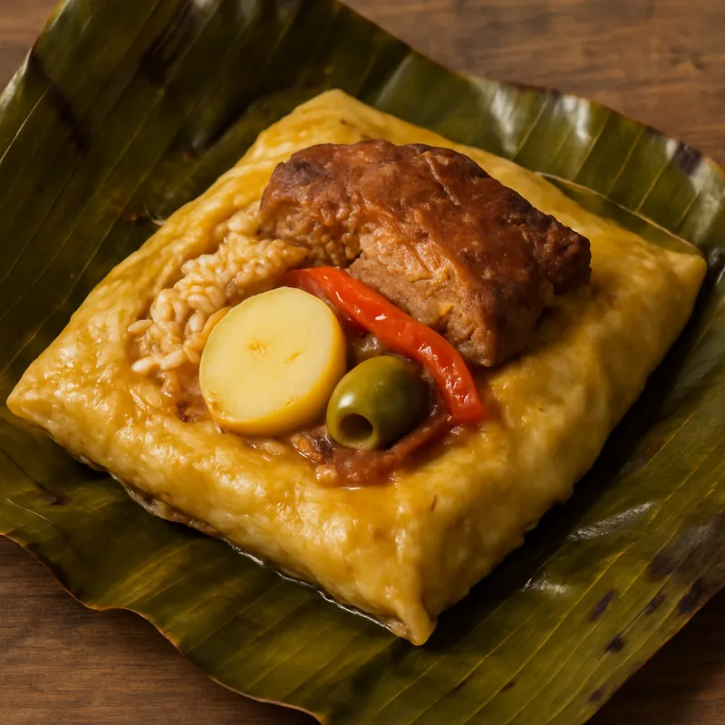 Nacatamal (Großer Fleisch-Tamale)