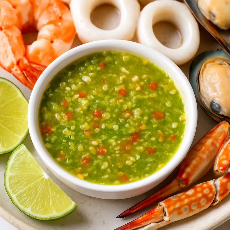 Nam Jim Seafood (Scharfe Limetten-Meeresfrüchte-Sauce)