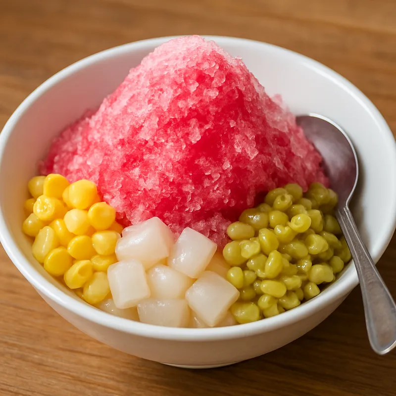 Nam Khaeng Sai (Thailändisches Rasiereisdessert)