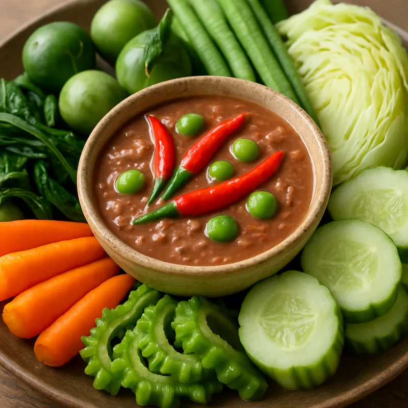 Nam Prik Kapi (Garnelenpaste-Chili-Dip)