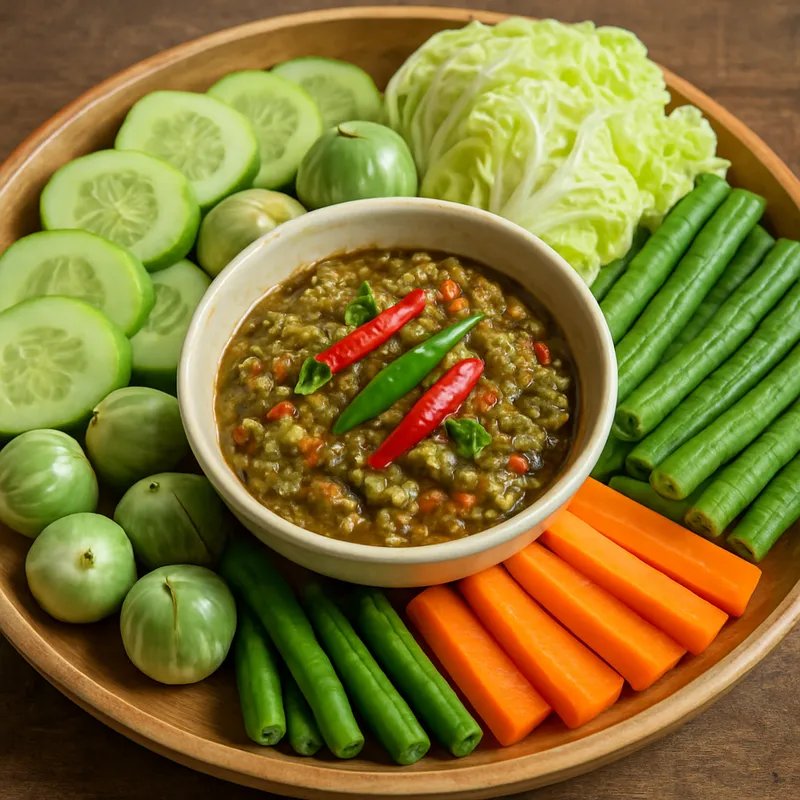Nam Prik Khee Noo (Vogelaugen-Chili-Dip)
